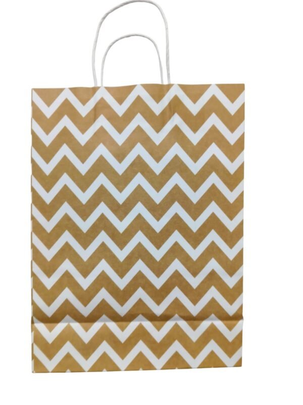 yellow spiral printing paper bags