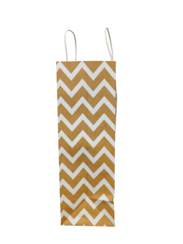 yellow spiral printing paper bags